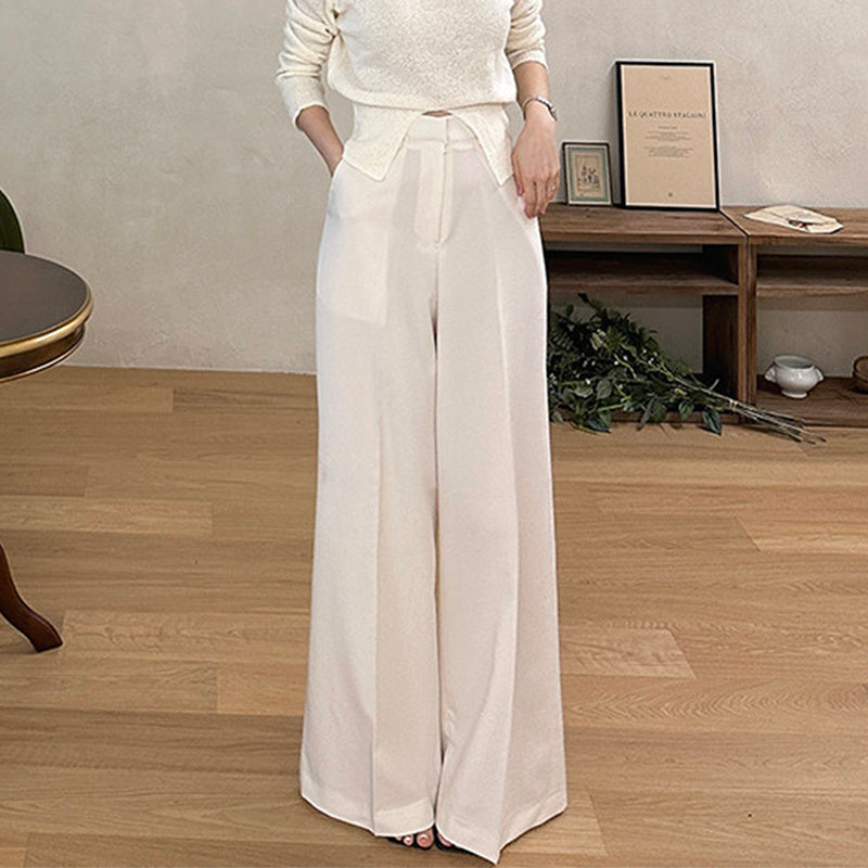 Hanging Wide Leg Mopping Casual Women Pants