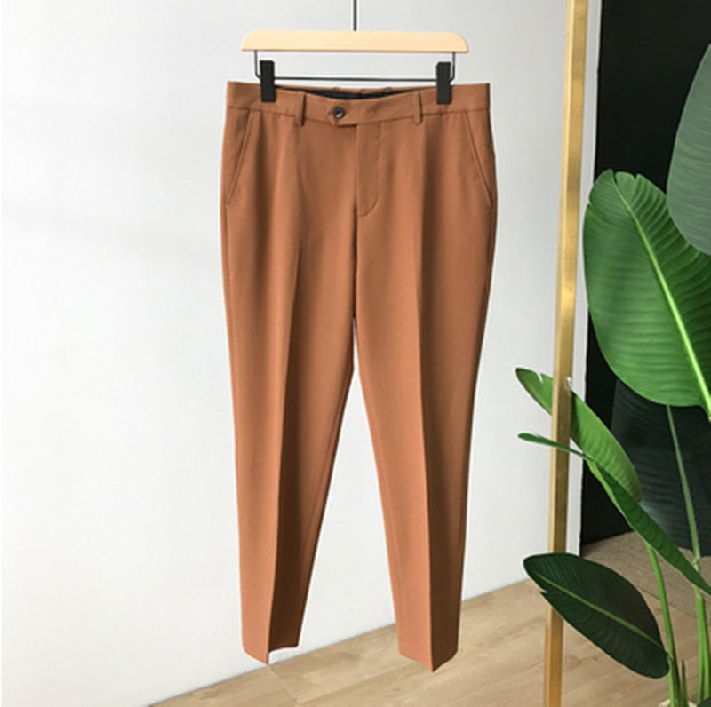 Nine-point Pants Men's Casual Pants Korean Youth Vertical Foot Pants