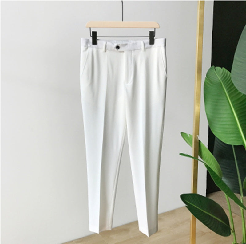 Nine-point Pants Men's Casual Pants Korean Youth Vertical Foot Pants