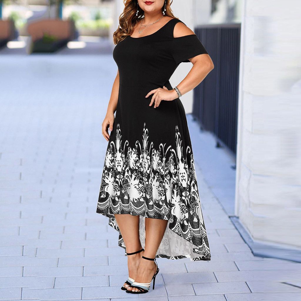 Evening Party Summer Plus Size Maxi Dress Women
