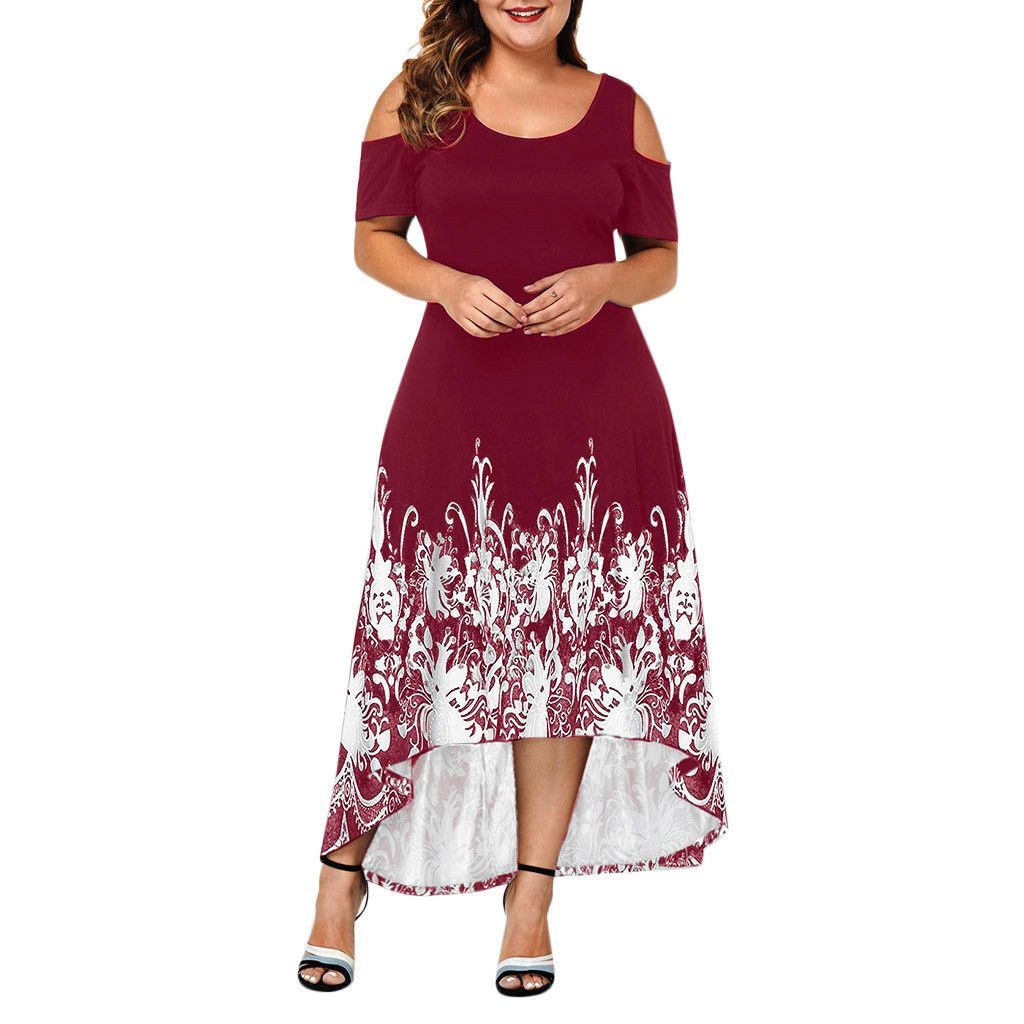 Evening Party Summer Plus Size Maxi Dress Women