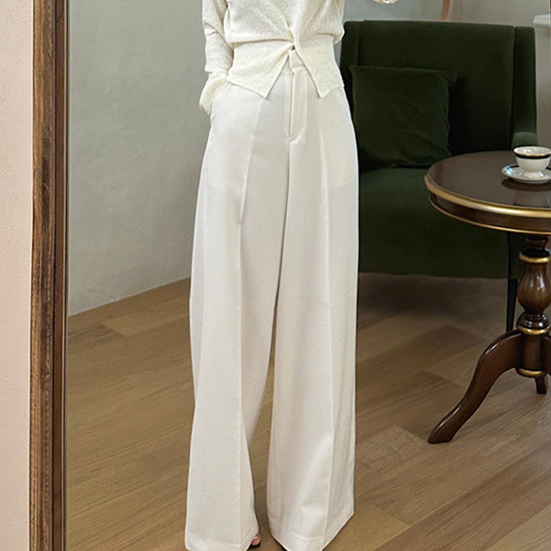 Hanging Wide Leg Mopping Casual Women Pants