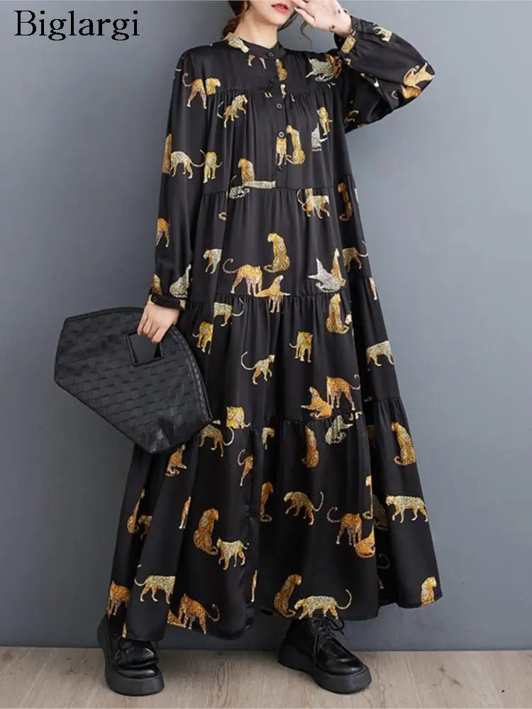Ruffle Oversized Autumn Dress