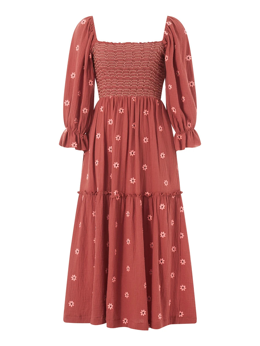 Bohemian Floral Dress