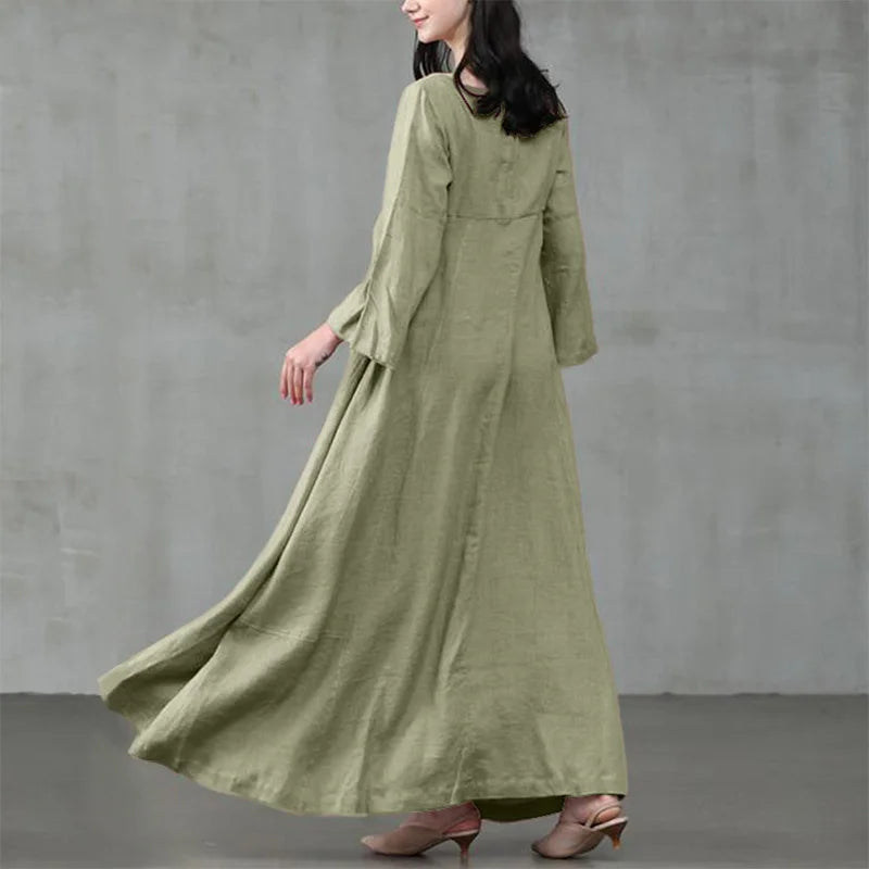 Vintage Cotton Linen Dress