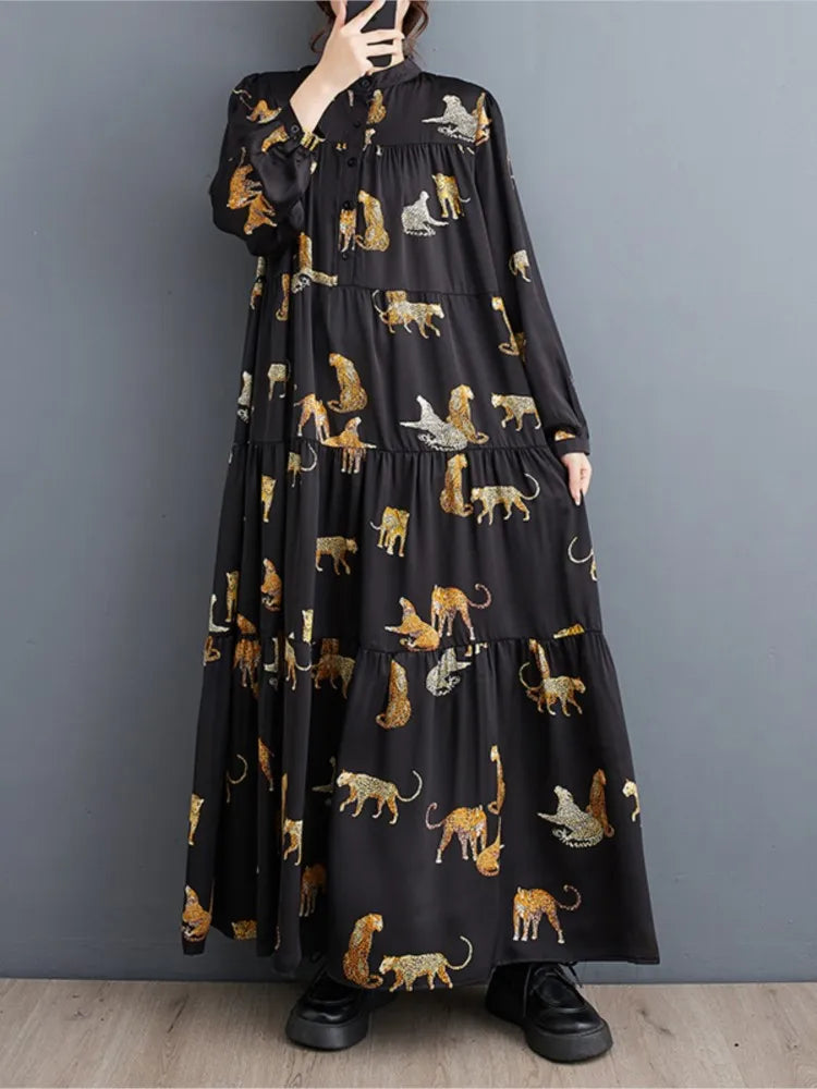 Ruffle Oversized Autumn Dress