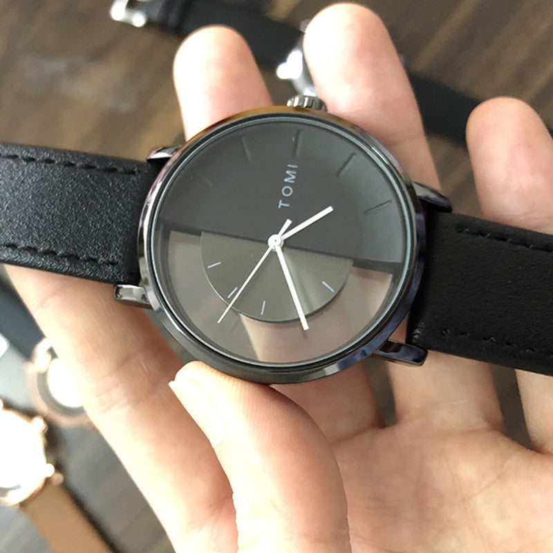 Retro semicircular watch