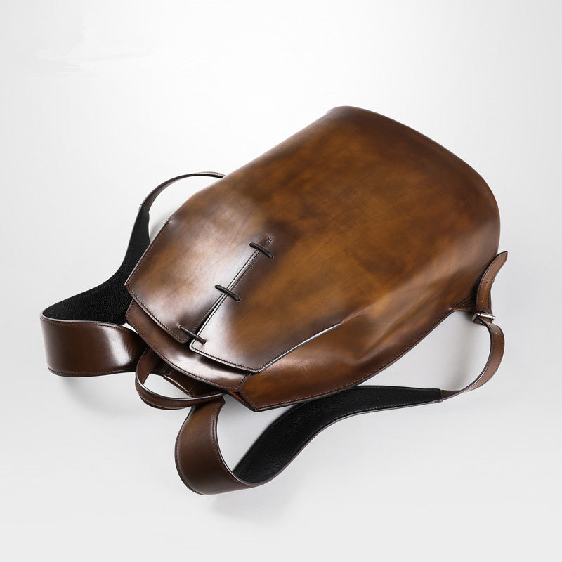 Business Casual Cowhide Leather Travel Bag