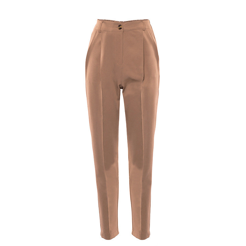 Straight suit trousers