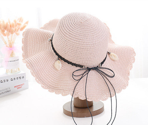 A Sunscreen Big Beach Wavy Hat