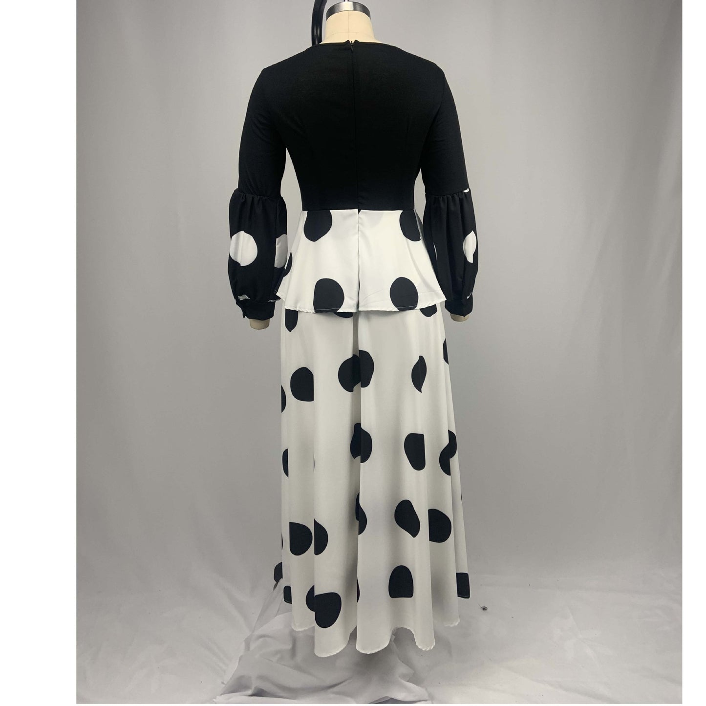 Cross Border Women Dress Clothing - Mesh Stitching High Waist