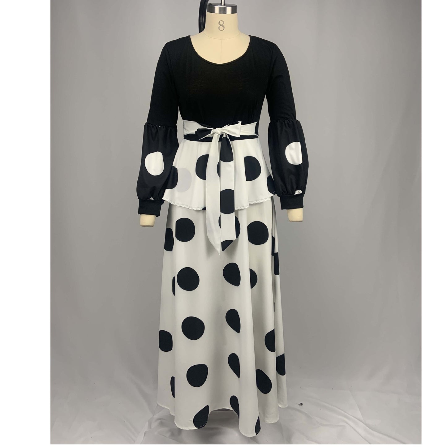 Cross Border Women Dress Clothing - Mesh Stitching High Waist