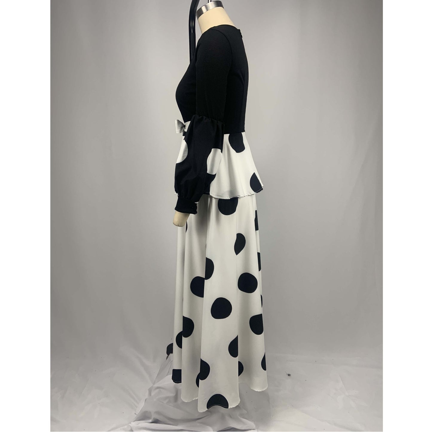 Cross Border Women Dress Clothing - Mesh Stitching High Waist
