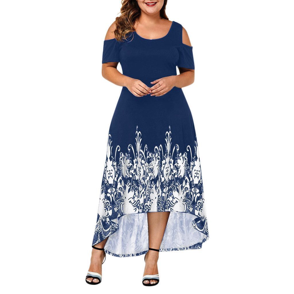 Evening Party Summer Plus Size Maxi Dress Women