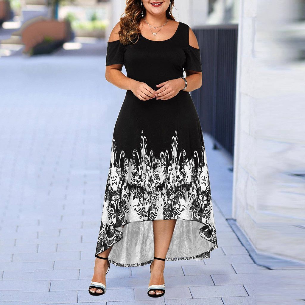 Evening Party Summer Plus Size Maxi Dress Women