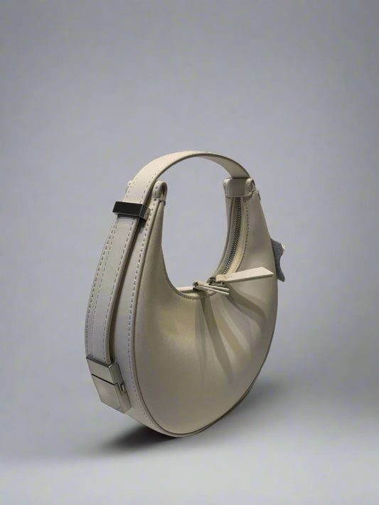 Crescent Leather Small Bag Underarm Bag Moon Bag Portable Shoulder Bag