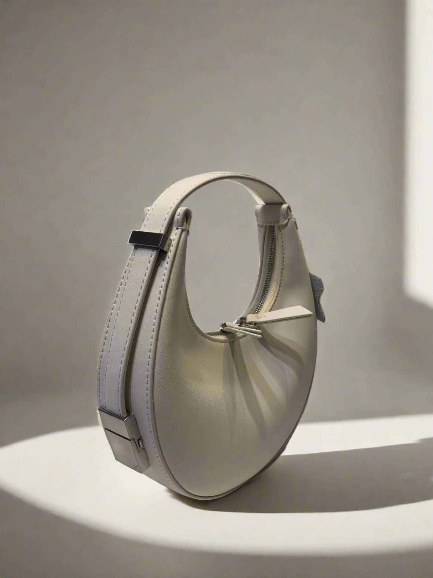 Crescent Leather Small Bag Underarm Bag Moon Bag Portable Shoulder Bag