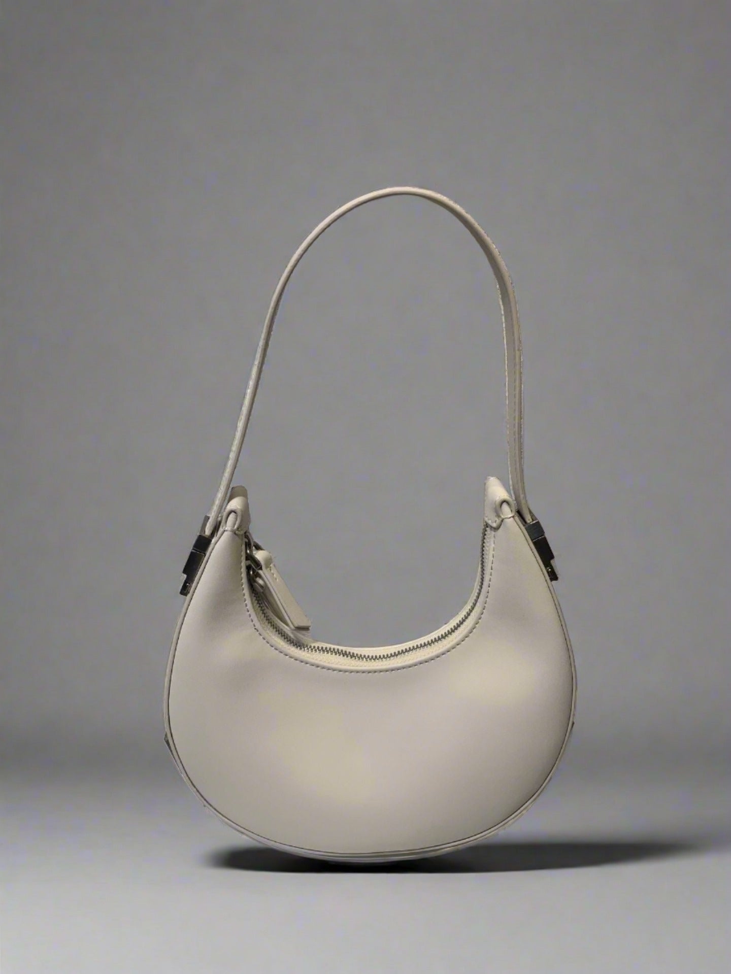 Crescent Leather Small Bag Underarm Bag Moon Bag Portable Shoulder Bag