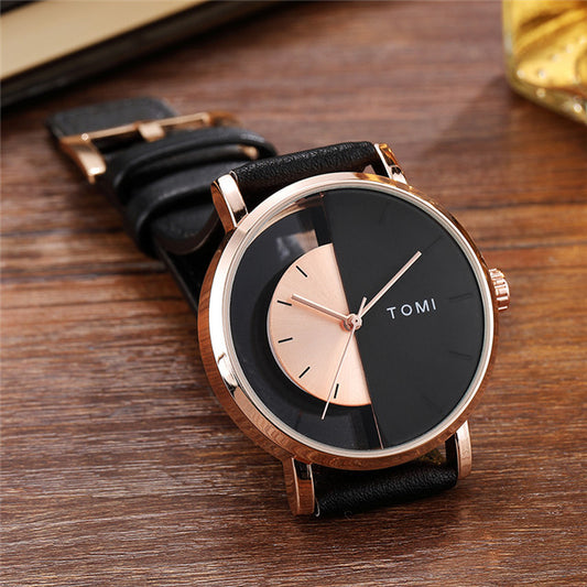 Retro semicircular watch