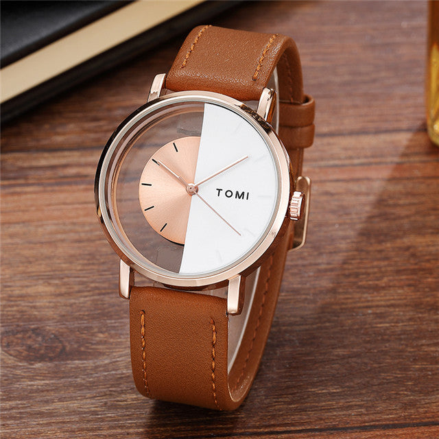 Retro semicircular watch