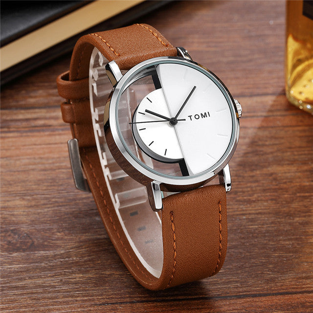 Retro semicircular watch