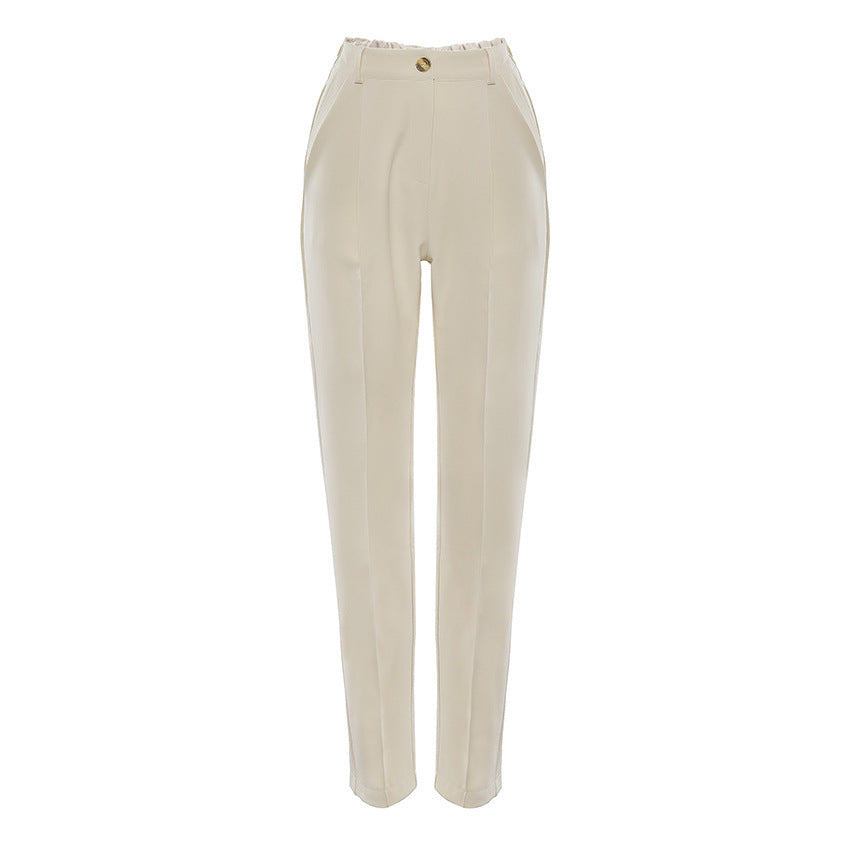 Straight suit trousers