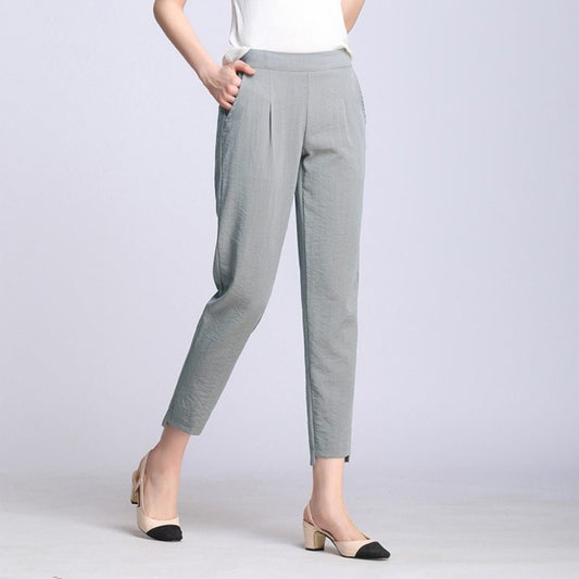 Casual nine-point harem pants