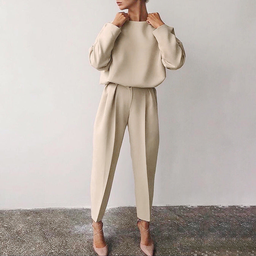 Straight suit trousers