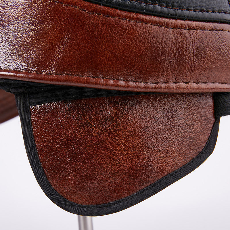 Casual Outdoor Trend Single-hat Leather - Winter Hat