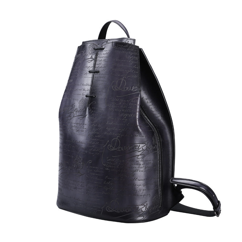 Business Casual Cowhide Leather Travel Bag