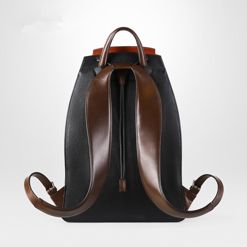Business Casual Cowhide Leather Travel Bag