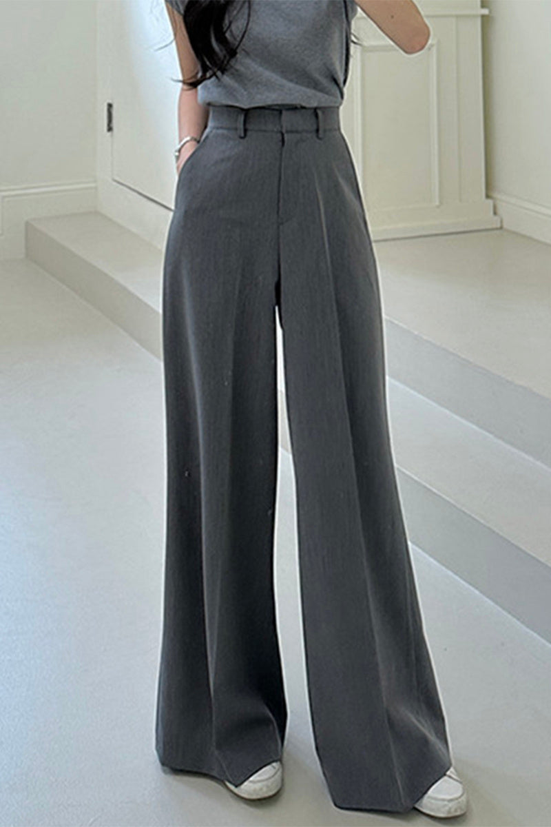 Hanging Wide Leg Mopping Casual Women Pants