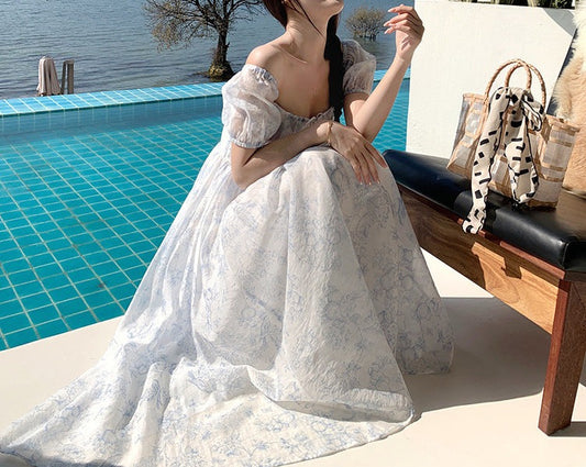 Chic Temperament Fairy Floral Dress