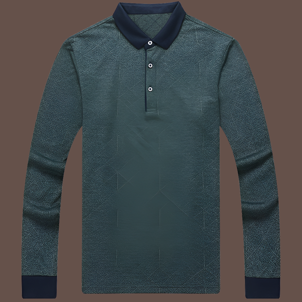 Men's Long Sleeve Polo Shirt