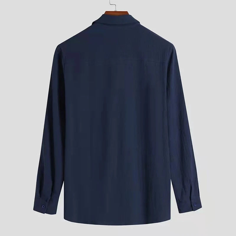 Masculina  Streetwear Shirt - Cotton Linen