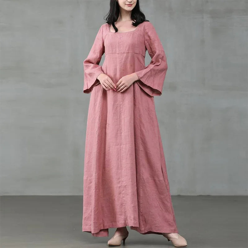 Vintage Cotton Linen Dress