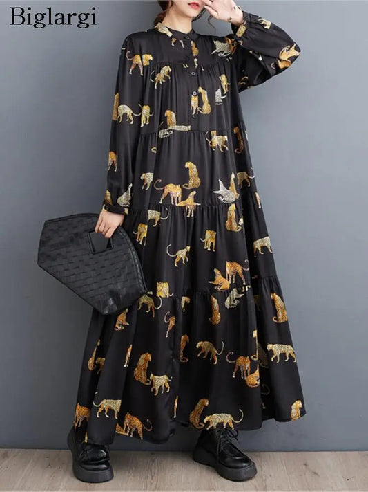 Ruffle Oversized Autumn Dress