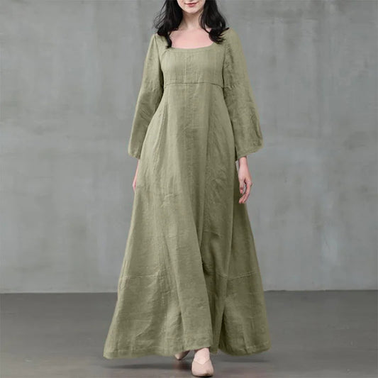 Vintage Cotton Linen Dress
