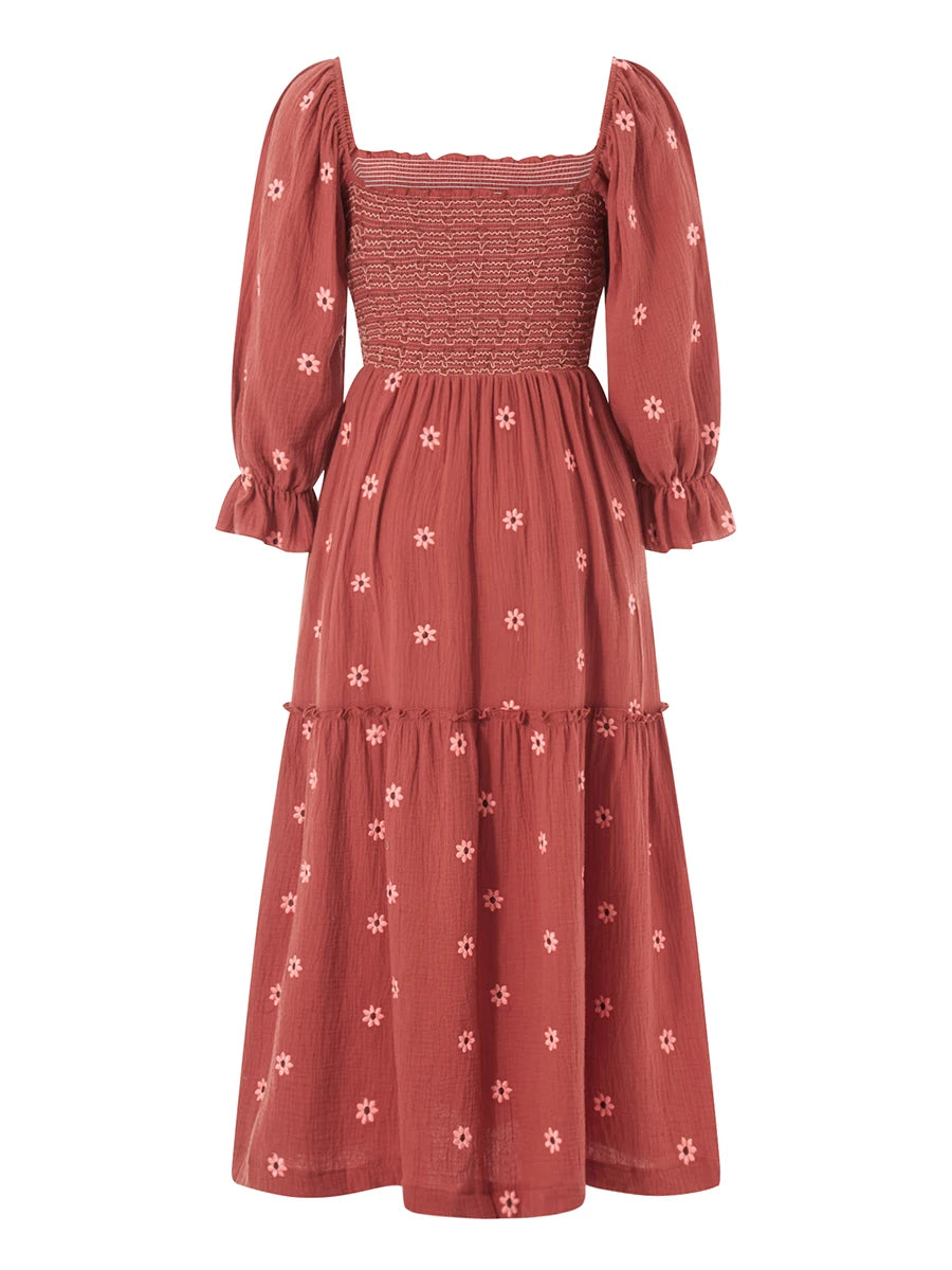 Bohemian Floral Dress