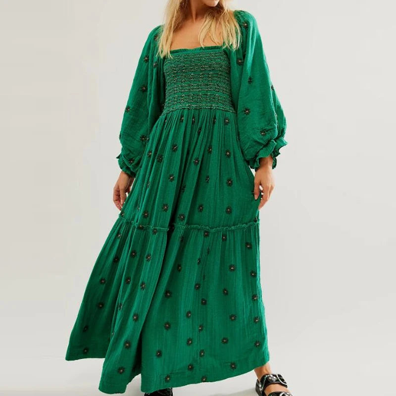 Bohemian Floral Dress