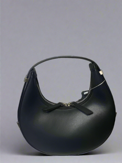 Crescent Leather Small Bag Underarm Bag Moon Bag Portable Shoulder Bag