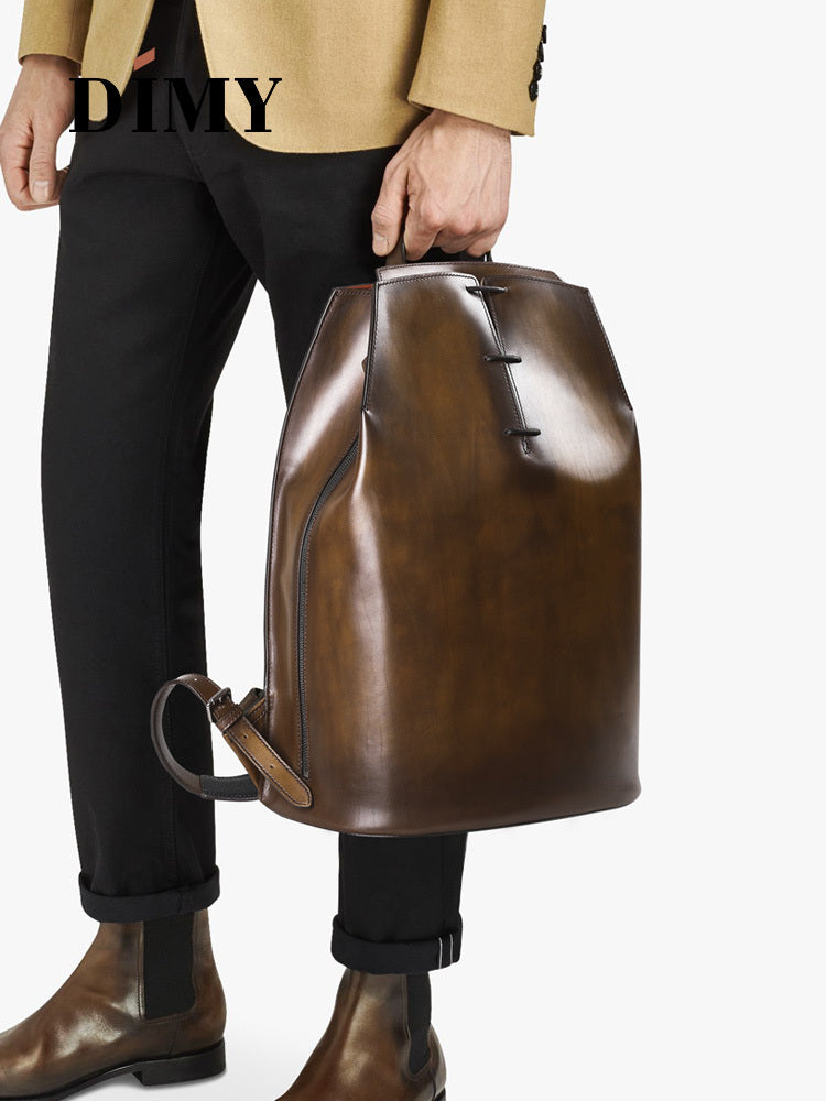 Business Casual Cowhide Leather Travel Bag
