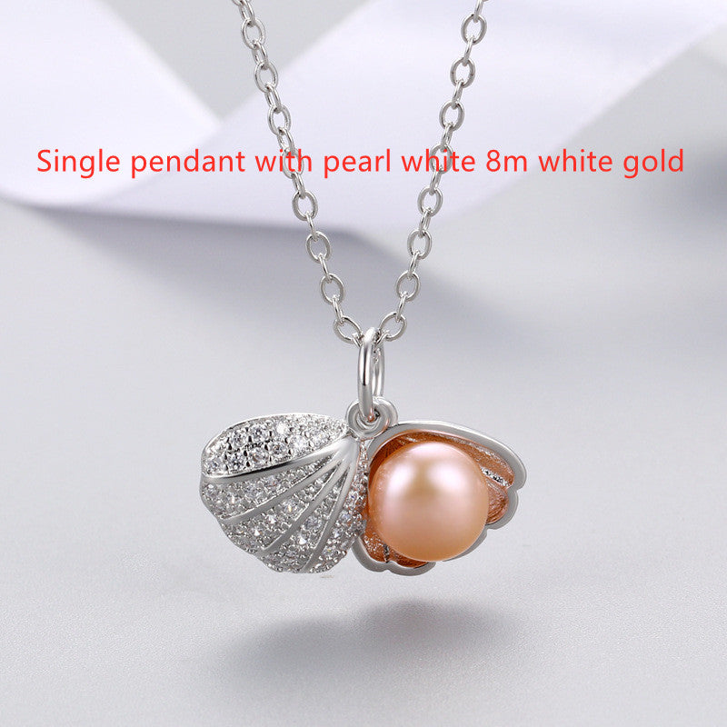 Shell Freshwater Pearl Necklace Female Trend