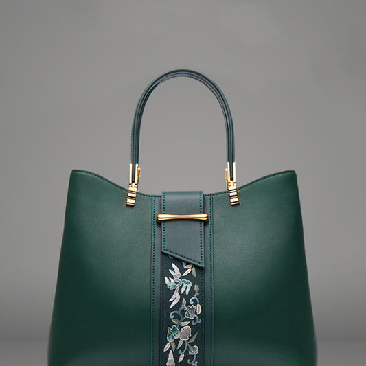 Elegant High-end Leather High-quality Messenger Bag